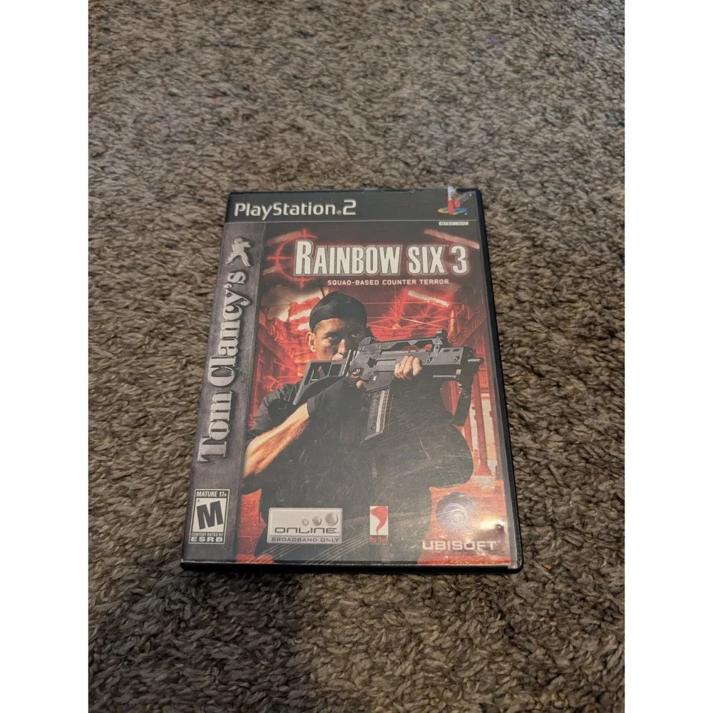 Tom Clancy's Rainbow Six 3 Squad Based Counter Terror Sony PlayStation 2 PS2